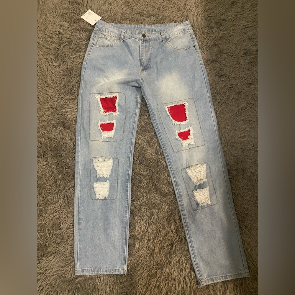 Men’s Patterned Jeans -NEW